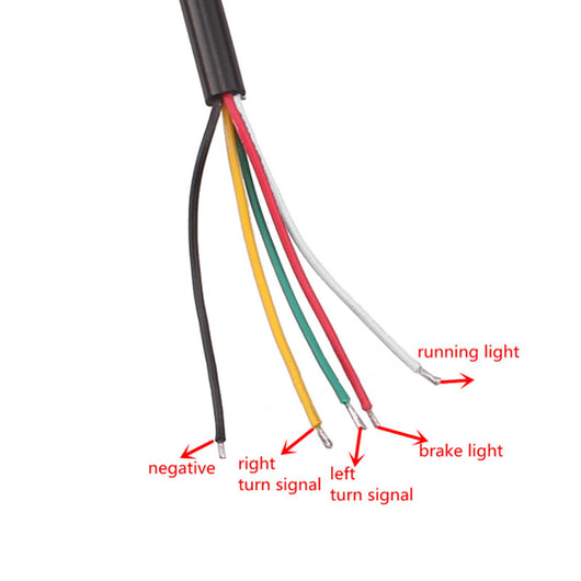 Luz Trasera LED para Motocicleta con Direccionales Impermeables - Image 2