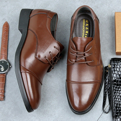 Zapatos Formales de Cuero para Hombre Talla Grande - Respirable y Cómodo - Image 7