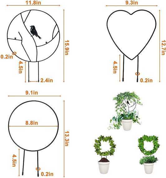 Enrejado de Apoyo para Plantas Trepadoras - Soporte Creativo para Flores - Image 2