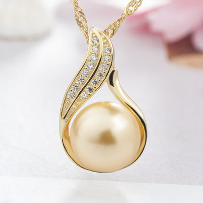 Colgante de Plata 925 Cisne con Perla y Diamante - Image 9