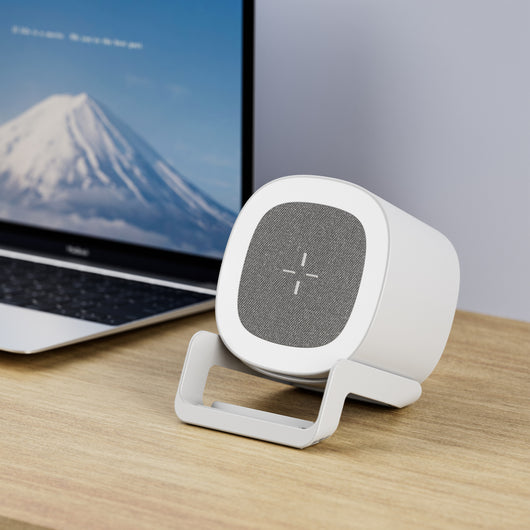 Soporte Móvil 4 en 1 con Carga Inalámbrica y Bluetooth - Image 2