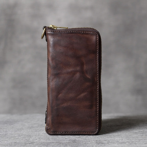 Billetera Retro Multifuncional de Largo Alcance