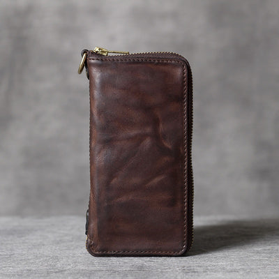 Billetera Retro Multifuncional de Largo Alcance