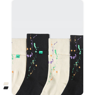 Calcetines Deportivos Luminosos de Doble Capa con Efecto Tinta - Image 3