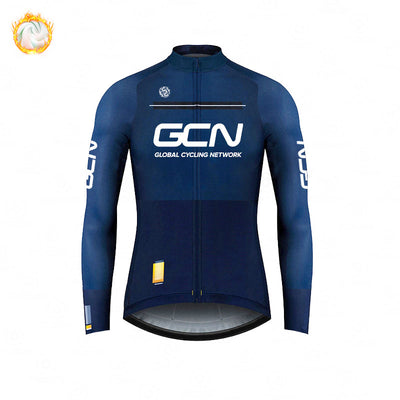 Jersey de Ciclismo Fleece Manga Larga - Serie Invierno GCN - Image 2