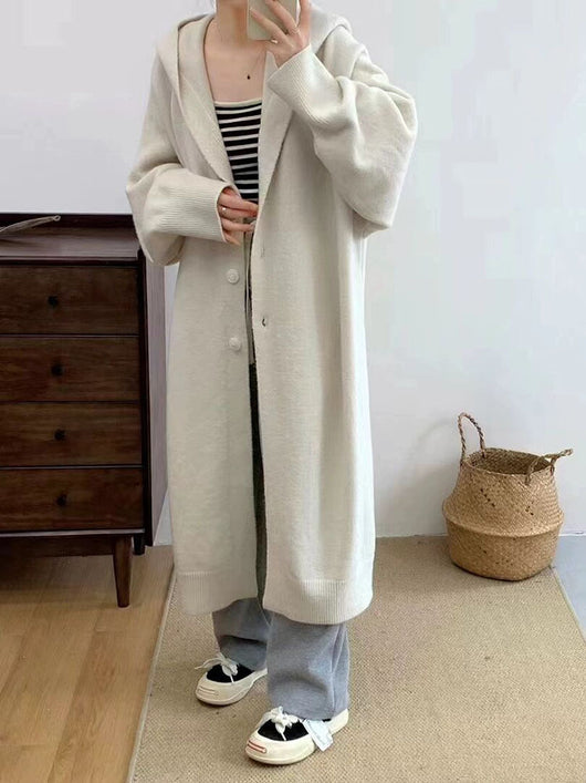 Cardigan Tejido Largo Tipo Abrigo para Mujer - Image 5