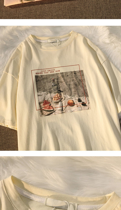 Camiseta Retro Nostálgica con Estampado Artístico Japonés - Image 17