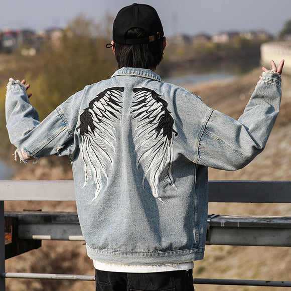 Pantalón Vaquero Juvenil con Bordado 3D y Detalles Rotos - Tendencia de Moda