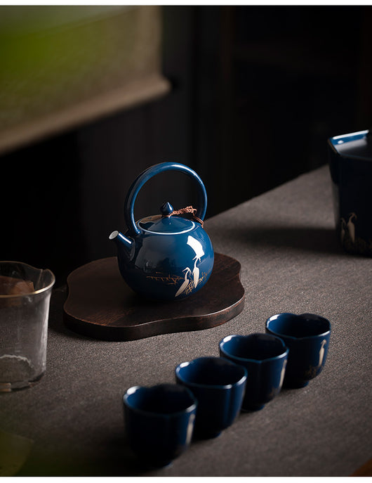 Olla de Cerámica Ji Blue Egret con Asas Ergonómicas - Image 9