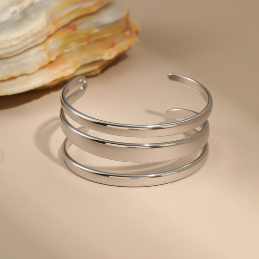 Pulsera de Acero Inoxidable con Apertura Ajustable - Image 8
