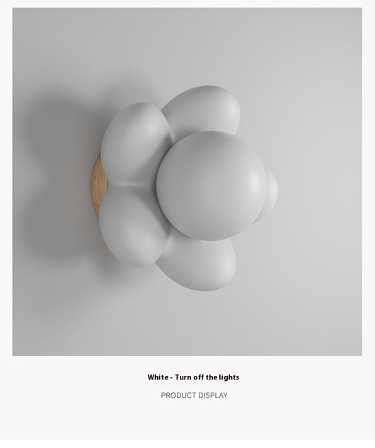 Lámpara de Pared Infantil Flor - Luz Moderna Estilo Crema para Dormitorio - Image 18