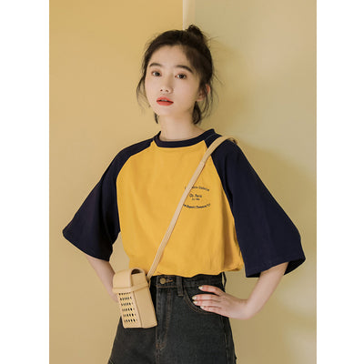 Blusa Suelta de Contraste para Mujer - Diseño Exclusivo Verano - Image 4