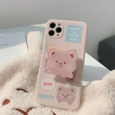 Funda Silicona Mate para Teléfono con Diseño Cartoon Adorable - Image 7