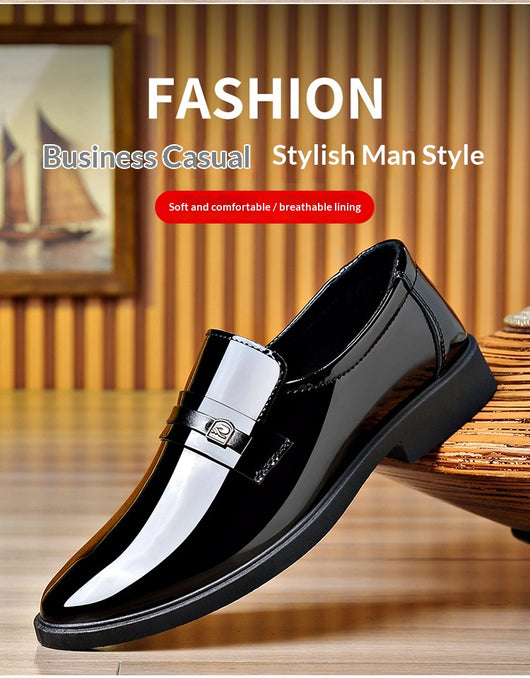Zapatos de Cuero Elegantes con Diseño Slip-On Espejo - Image 20