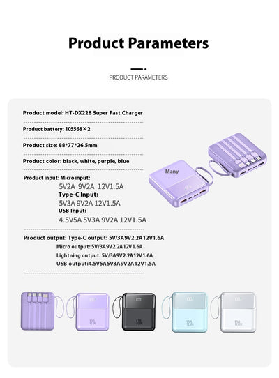 Batería Portátil de Carga Ultrarrápida con Pantalla Digital - Image 10