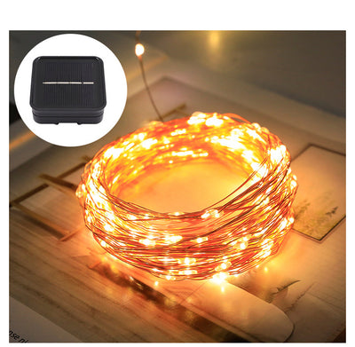 Lámpara Solar de Cobre Resistente al Agua para Exterior - Image 12