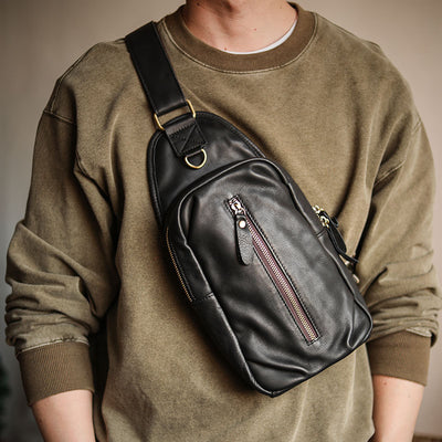 Bolsa Mensajera de Un Hombro para Hombre - Versátil y Funcional - Image 8