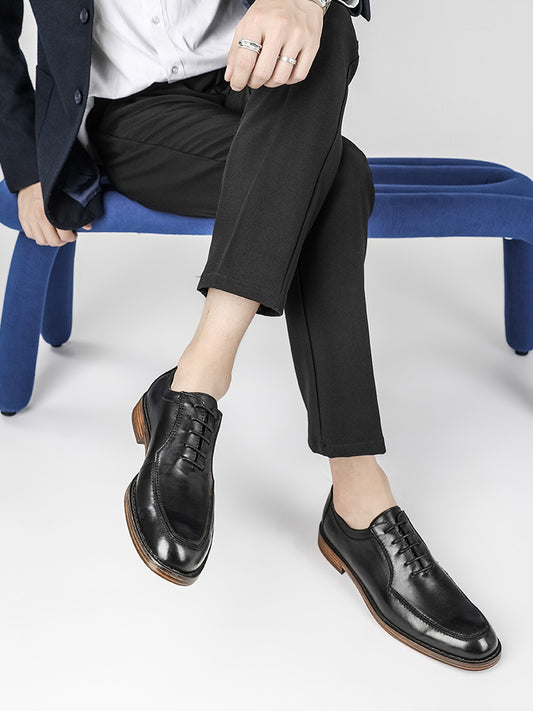 Zapatos de Vestir Ejecutivos Estilo Británico Clásico Pulido