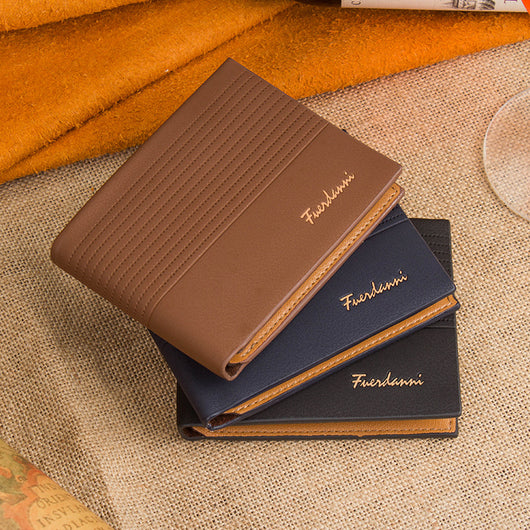 Billetera Horizontal Delgada para Hombre con Diseño Embosado - Image 13