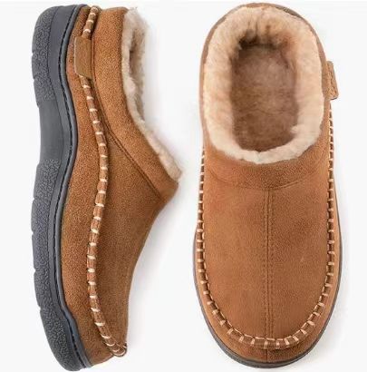 Pantuflas para Hombre con Suela Antideslizante y Forro Cálido en Gamuza - Image 14