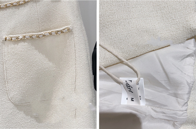 Pantalón Palazzo Cintura Alta Estilo Francés con Cadena Decorativa - Image 11