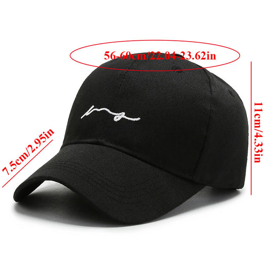 Gorra de Visera Curva con Letras - Protección Solar Casual - Image 11
