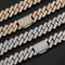 Cadena Cubana Hip Hop de Diamantes Doble Fila 18mm