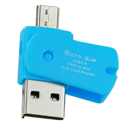 Lector de Tarjetas TF USB 2.0 Giratorio 2 en 1 con OTG para Android - Image 5