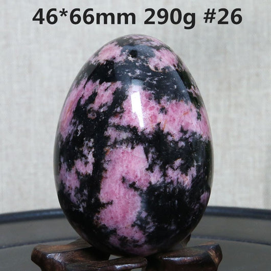 Huevo de Turmalina Negra Natural - Piedra Cristal Ornamental - Image 8