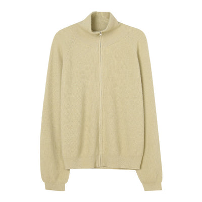Cardigan Suelto con Cierre de Cremallera para Mujer - Tejido Acogedor - Image 7