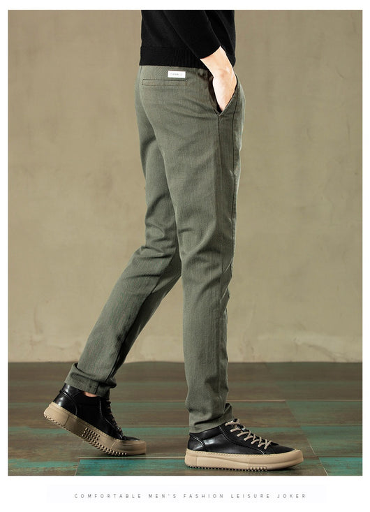 Pantalones Deportivos Rectos Elásticos para Hombre - Image 22
