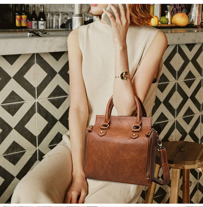 Bolso Tote de Lujo Versátil con Gran Capacidad - Image 9