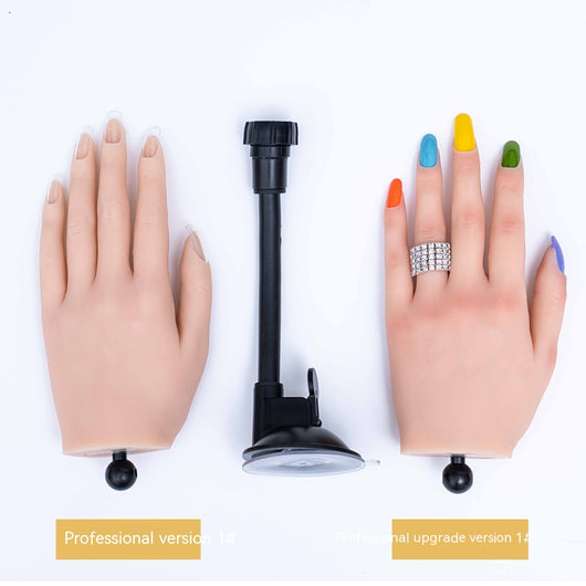 Mano de Práctica de Silicona para Manicura - Modelo Profesional - Image 5