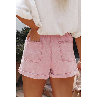 Shorts Talle Alto Lavados para Mujer - Versátiles y Modernos - Image 5