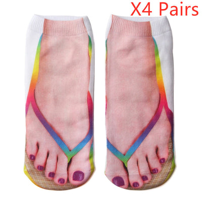 Calcetines Estampados 3D con Diseños Cartoon - Parejas y Unisex - Image 33