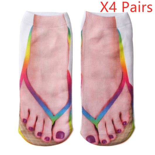 Calcetines Estampados 3D con Diseños Cartoon - Parejas y Unisex - Image 33