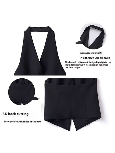 Chaleco Halter Sin Mangas para Mujer - Image 11