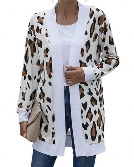 Cardigan Navideño con Estampado Festivo y Detalles en Contraste para Mujer - Image 14