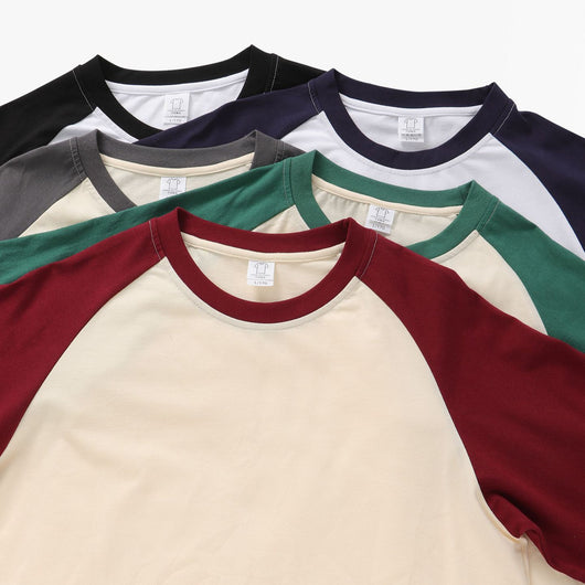 Playera Raglan Contraste 230g para Hombre - Comodidad de Verano - Image 4