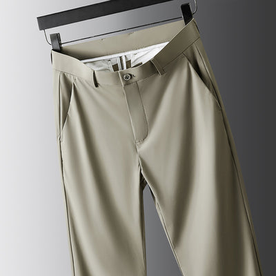 Pantalones Casuales Ejecutivos Stretch Rectos Holgados para Hombre - Image 7