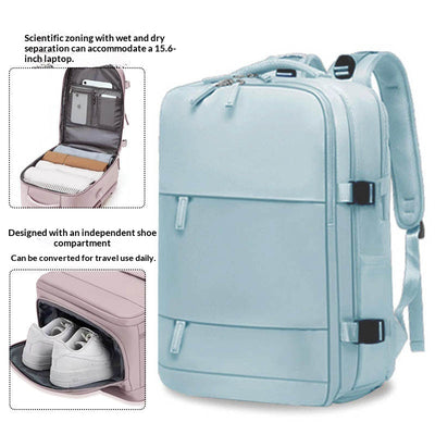 Mochila Laptop Impermeable para Viajes con Compartimento Seco-Húmedo - Image 10