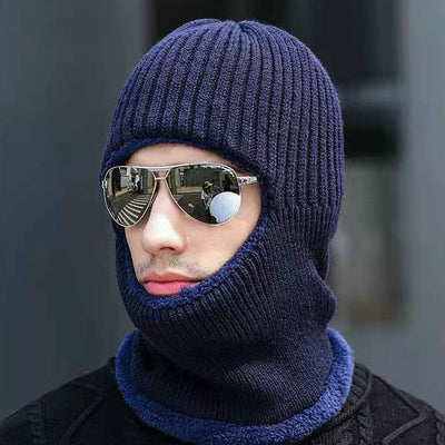 Gorro Térmico Unisex con Protección de Cuello - Tejido Grueso y Forro Terry - Image 3
