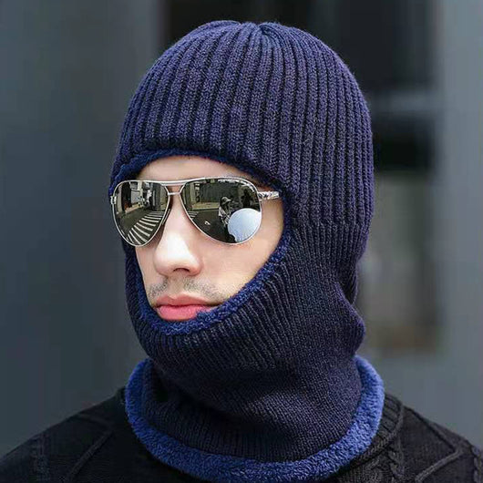Gorro Térmico Unisex con Protección de Cuello - Tejido Grueso y Forro Terry - Image 3