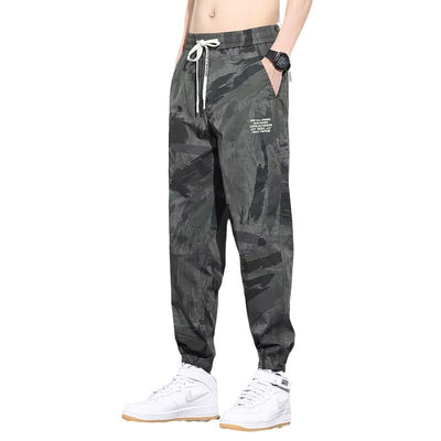 Pantalones Harem Camuflaje Versátiles para Trabajo y Casual - Image 5