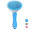 Oval Needle Comb Blue Thin Needle