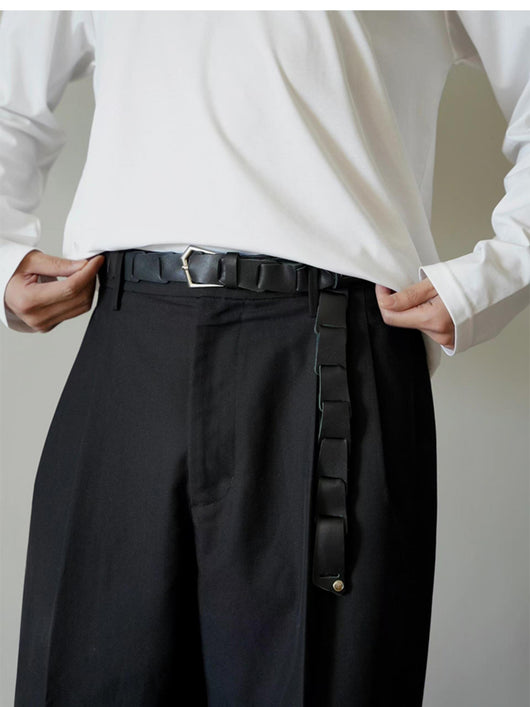 Cinturón Hombre con Hebilla Especial y Costuras Reforzadas - Image 9
