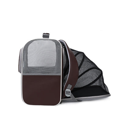 Mochila Transportadora para Gatos de Gran Capacidad Expandible con Ventana Transparente - Image 9
