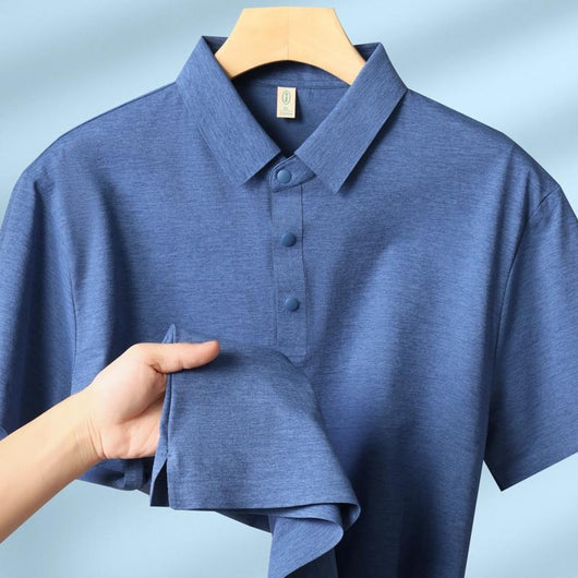 Playera Hombre Cuello Solapa Liso Premium Sin Costuras - Image 30