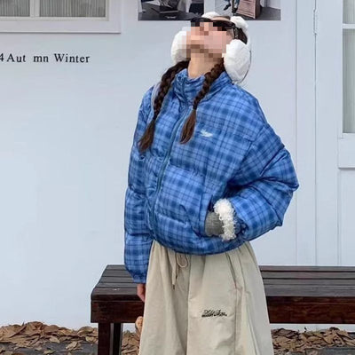 Chaqueta Acolchada Corta de Algodón Cálido - Dopamina Invierno