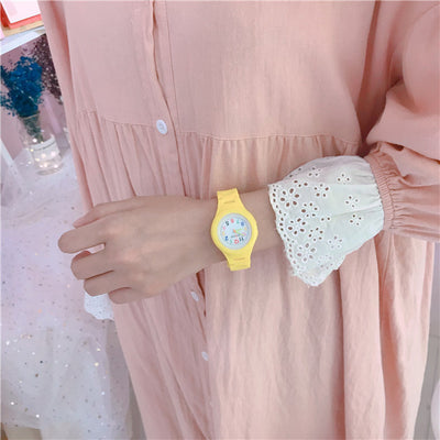 Reloj de Colores Pastel Estilo Kawaii Japonés - Image 15